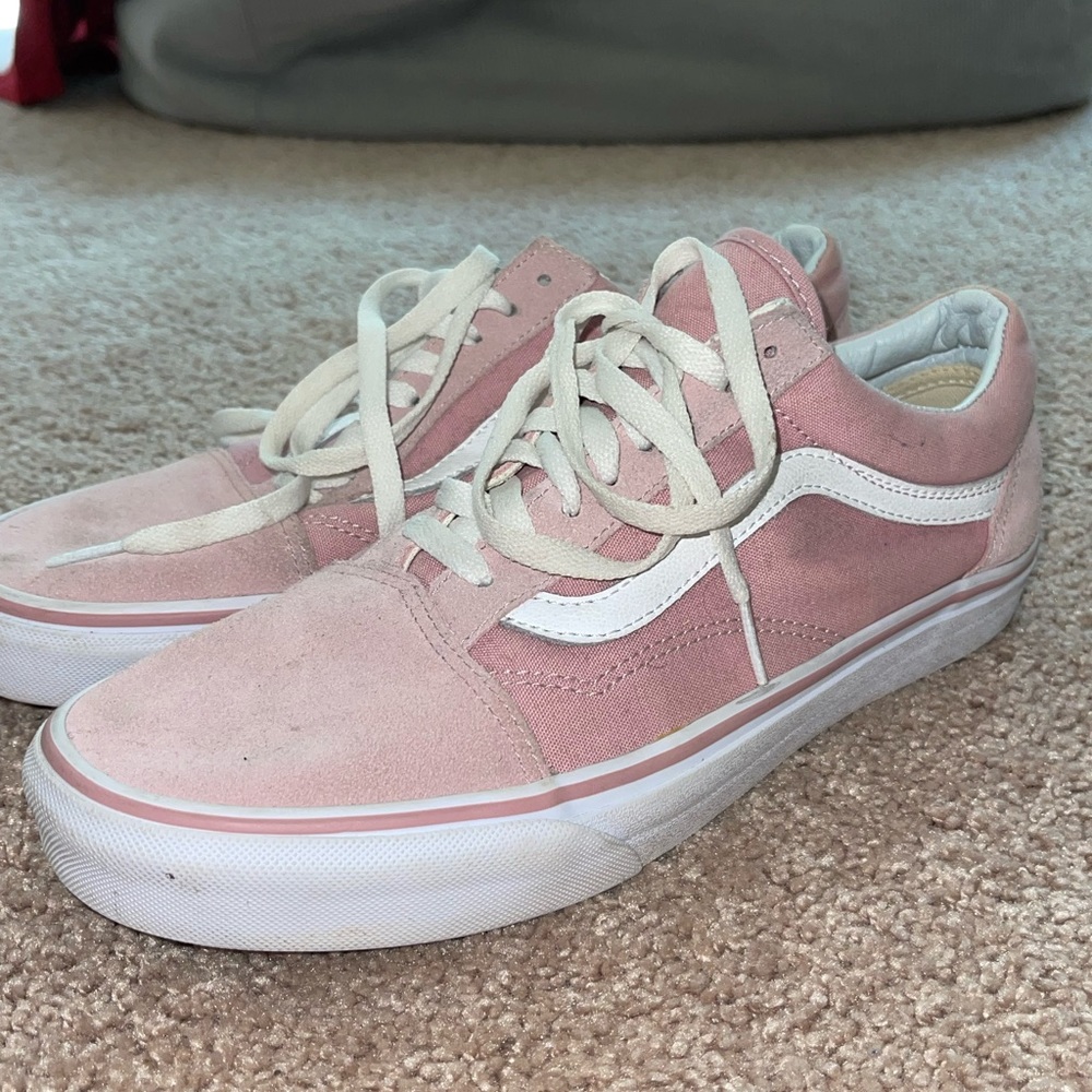 Light Pink Old School Vans